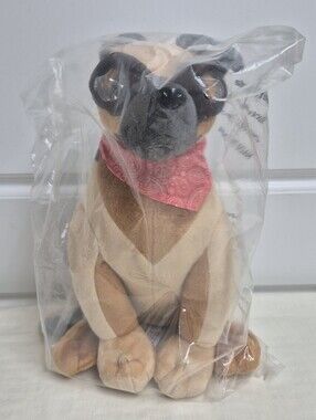 Fallout 4 Dogmeat 10" Stuff Animal Plush Goggles Bethesda Dog NEW